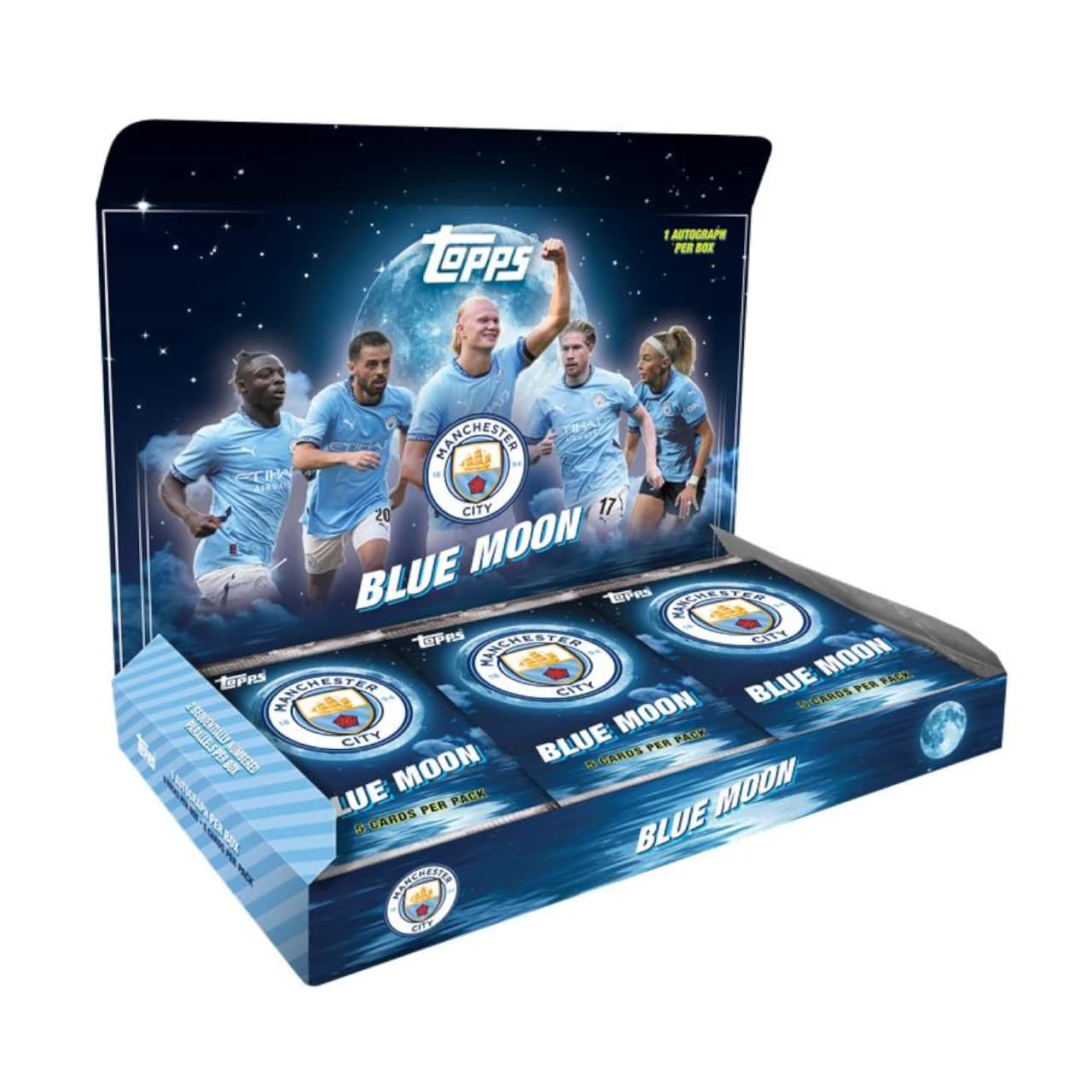 Topps Manchester City Blue Moon 2024/25 - Hobby Box
