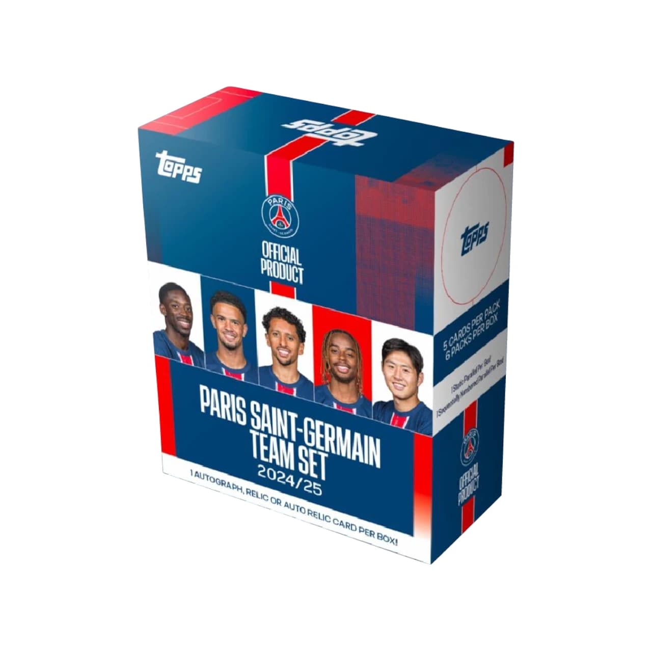 Topps Paris Saint-Germain Team Set PSG 2024/25 - Kolekcjonerski Zestaw Kart