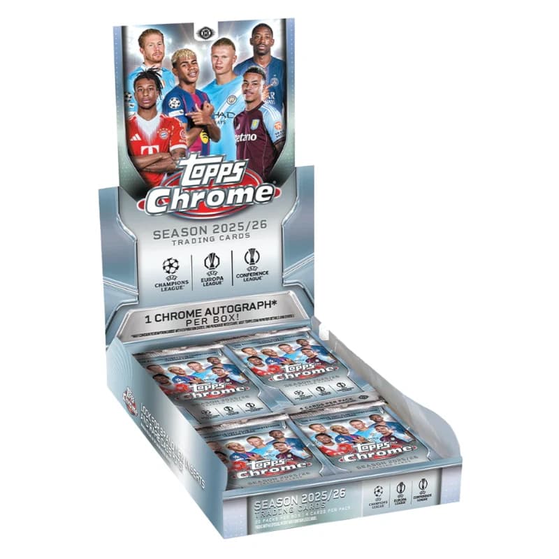 Topps Chrome UCC UEFA Club Competitions 2025/26 - Hobby Box