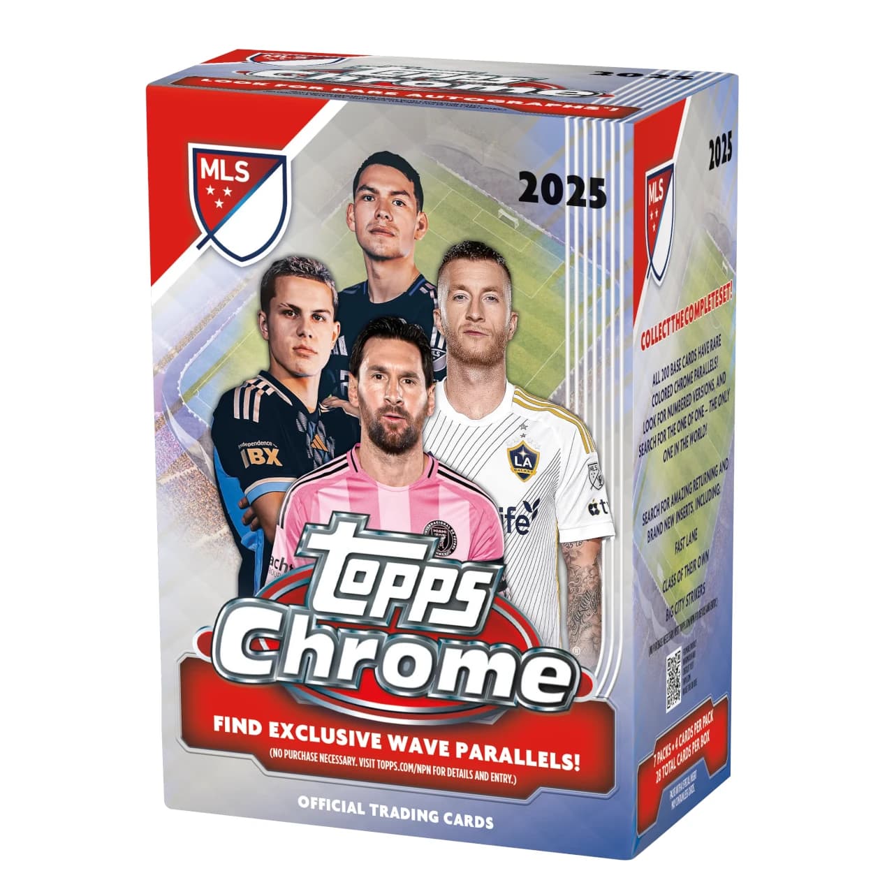 Topps Chrome MLS 2025 - Blaster Box (7 pakietów)