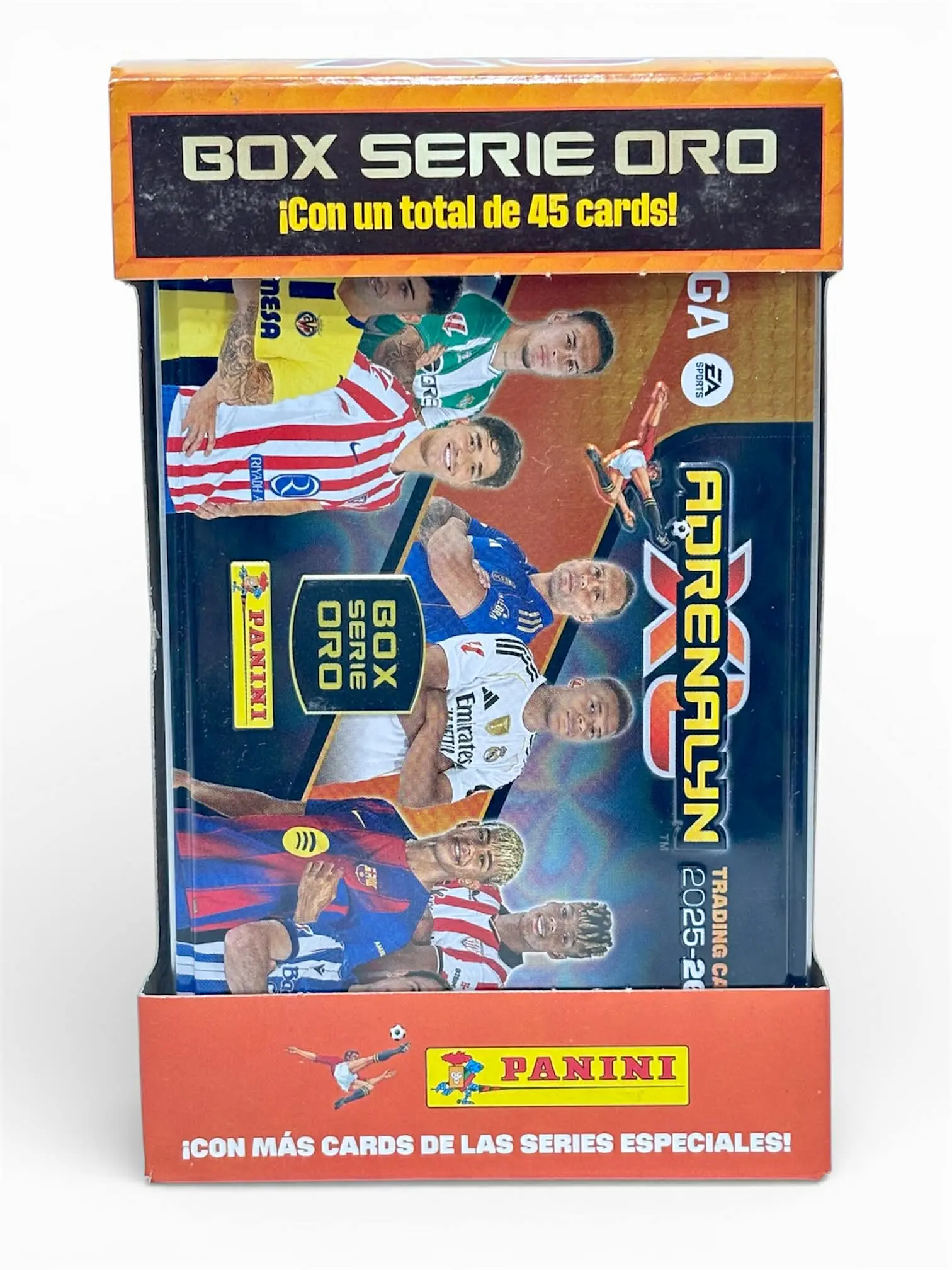 Panini Adrenalyn XL LaLiga 2025/26 - Tin Box Serie Oro