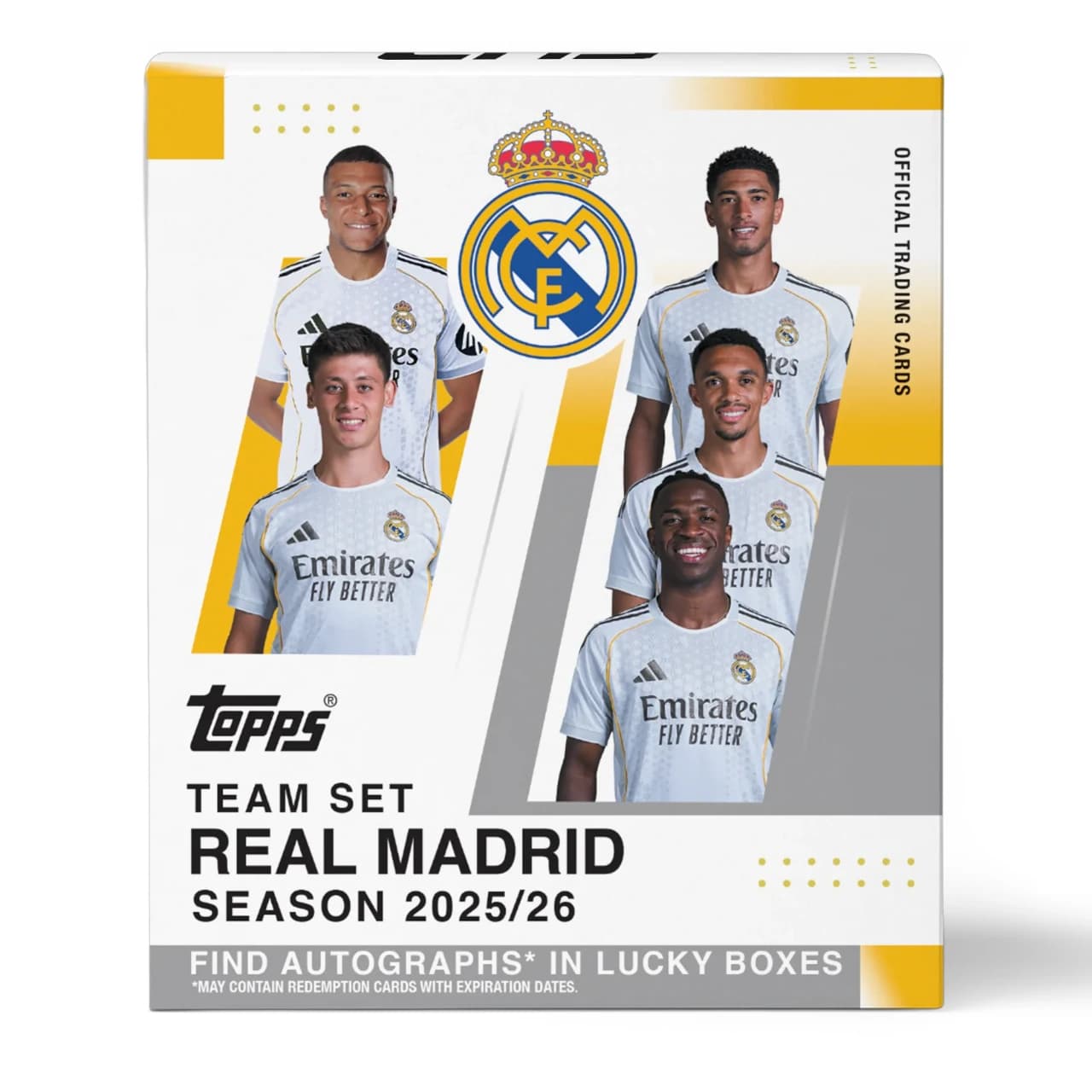 Topps Real Madrid Team Set 2025/26 - Box (6 saszetek)