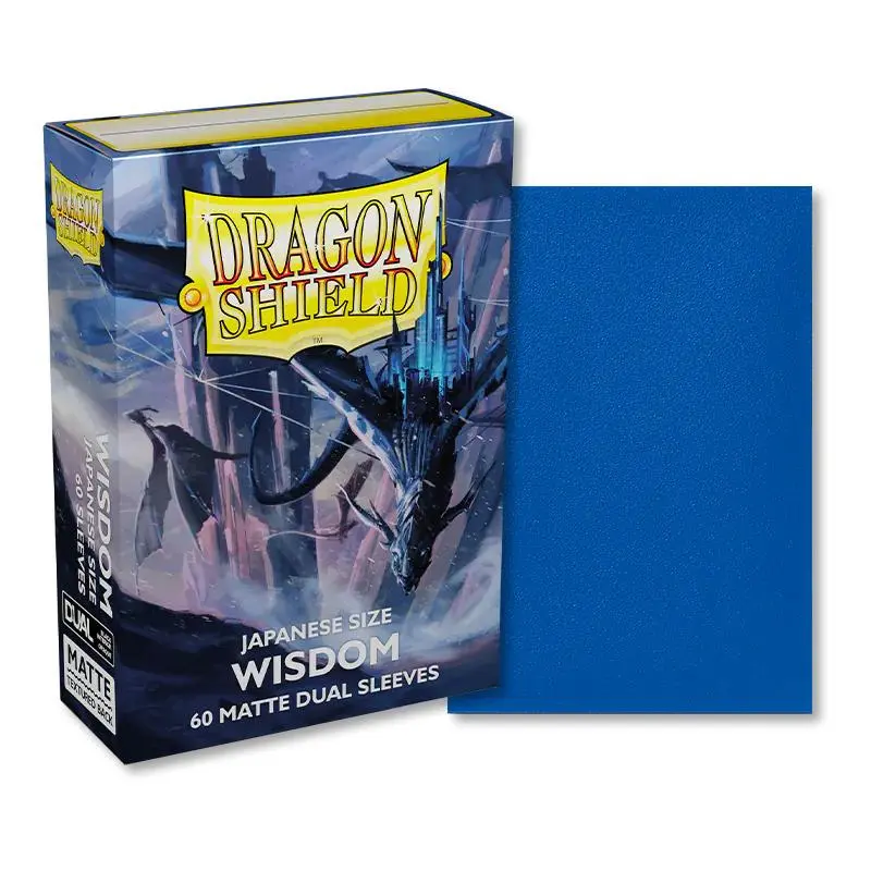 Dragon Shield Koszulka na Karty Japanese Size Matte Dual Wisdom Toploader - 60 sztuk