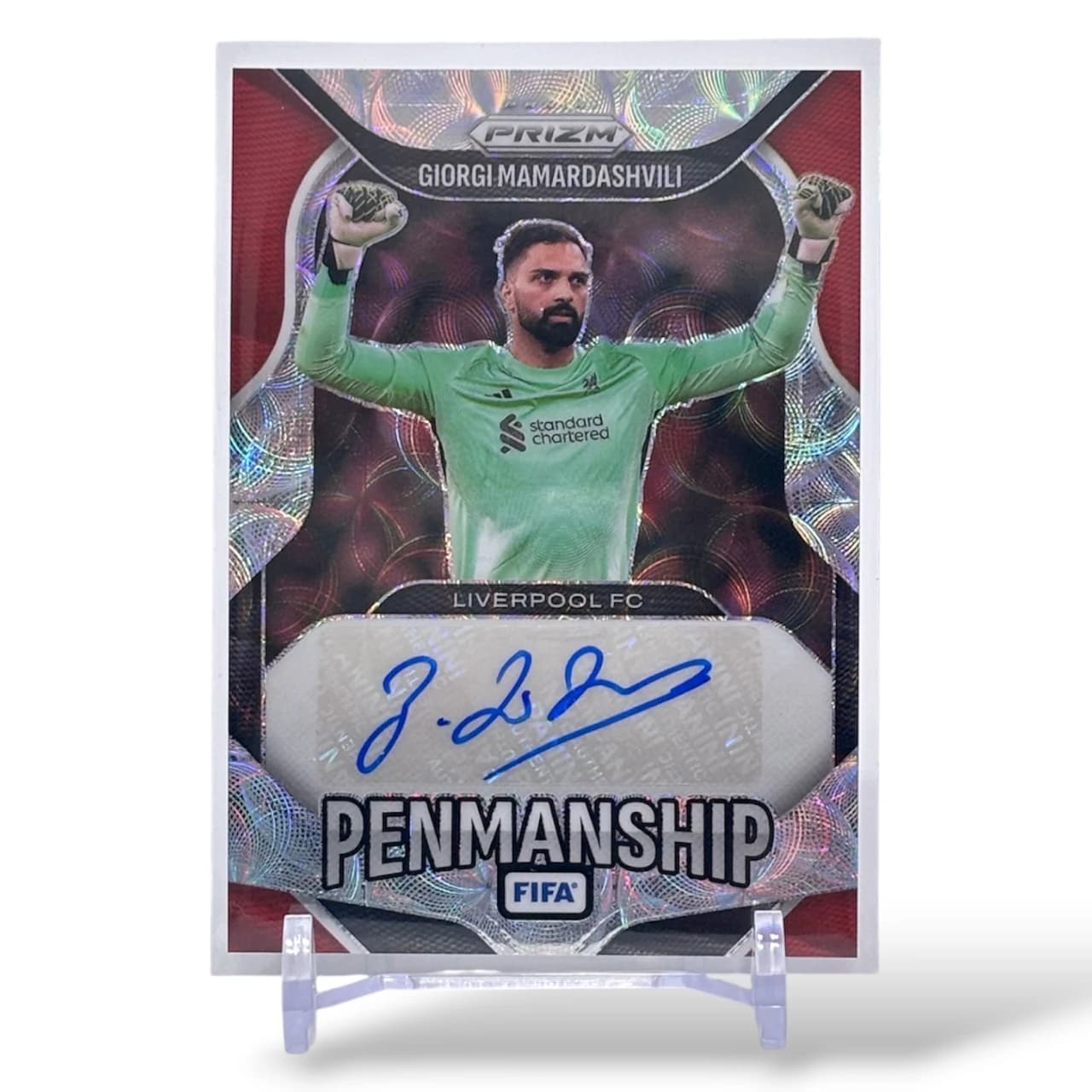 Giorgi Mamardashvili - Autograf - Panini Prizm FIFA