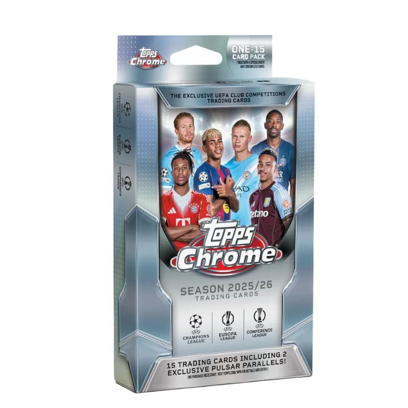 Topps Chrome UCC UEFA Club Competitions 2025/26 - Hanger Box