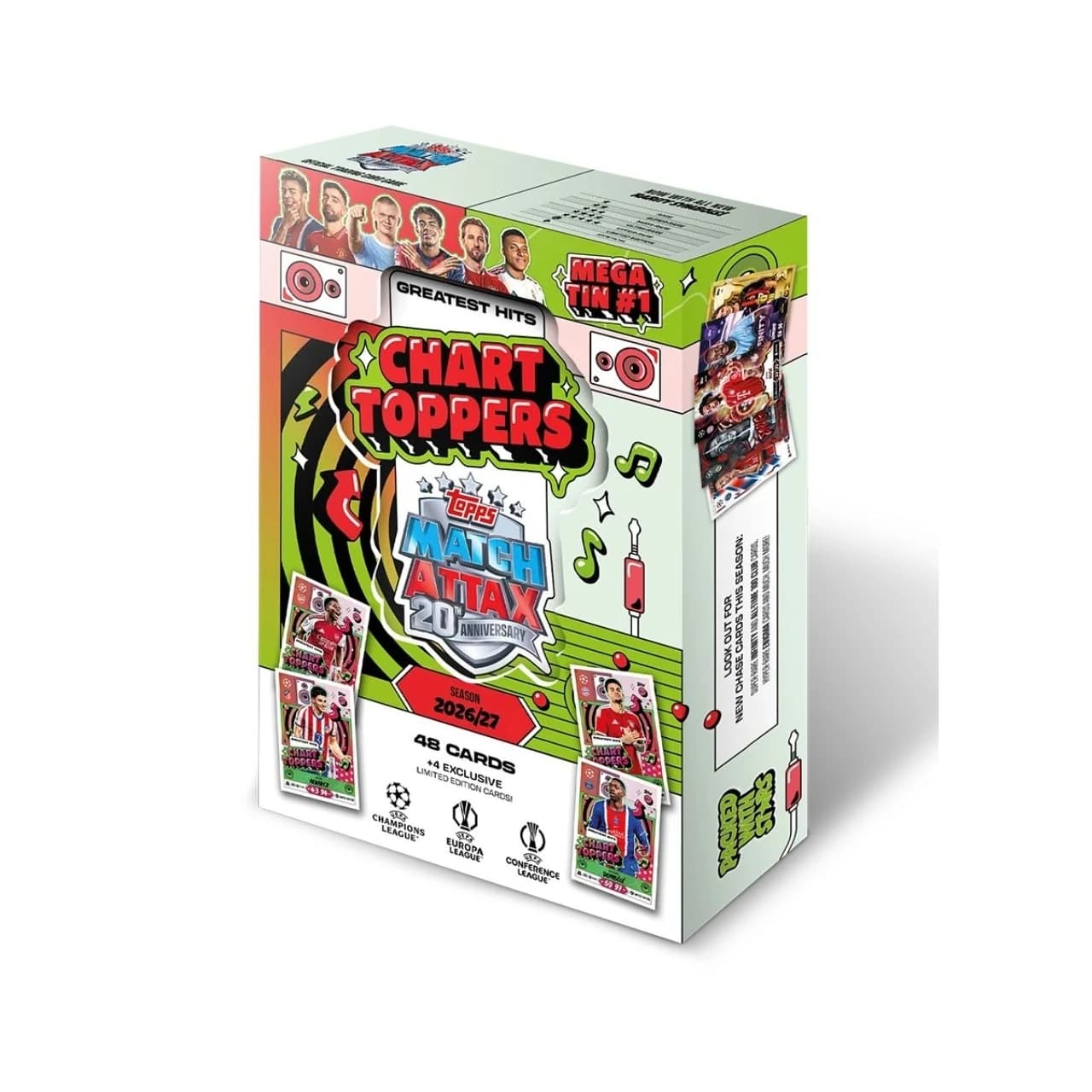 Topps Match Attax UEFA Club Competitions 2026/27 - Mega Tin #1 - Chart Toppers