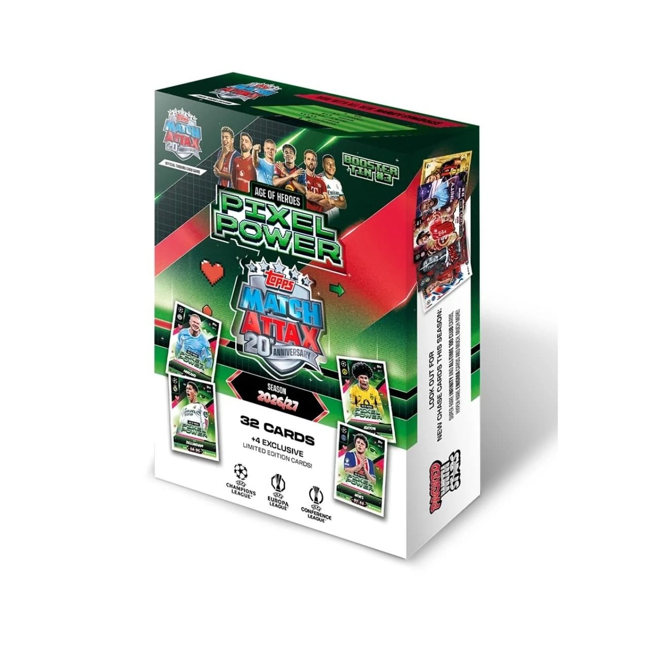 Topps Match Attax UCC 2026/27 - Mini Tin Age of Heroes - Pixel Power - Booster Tin #3