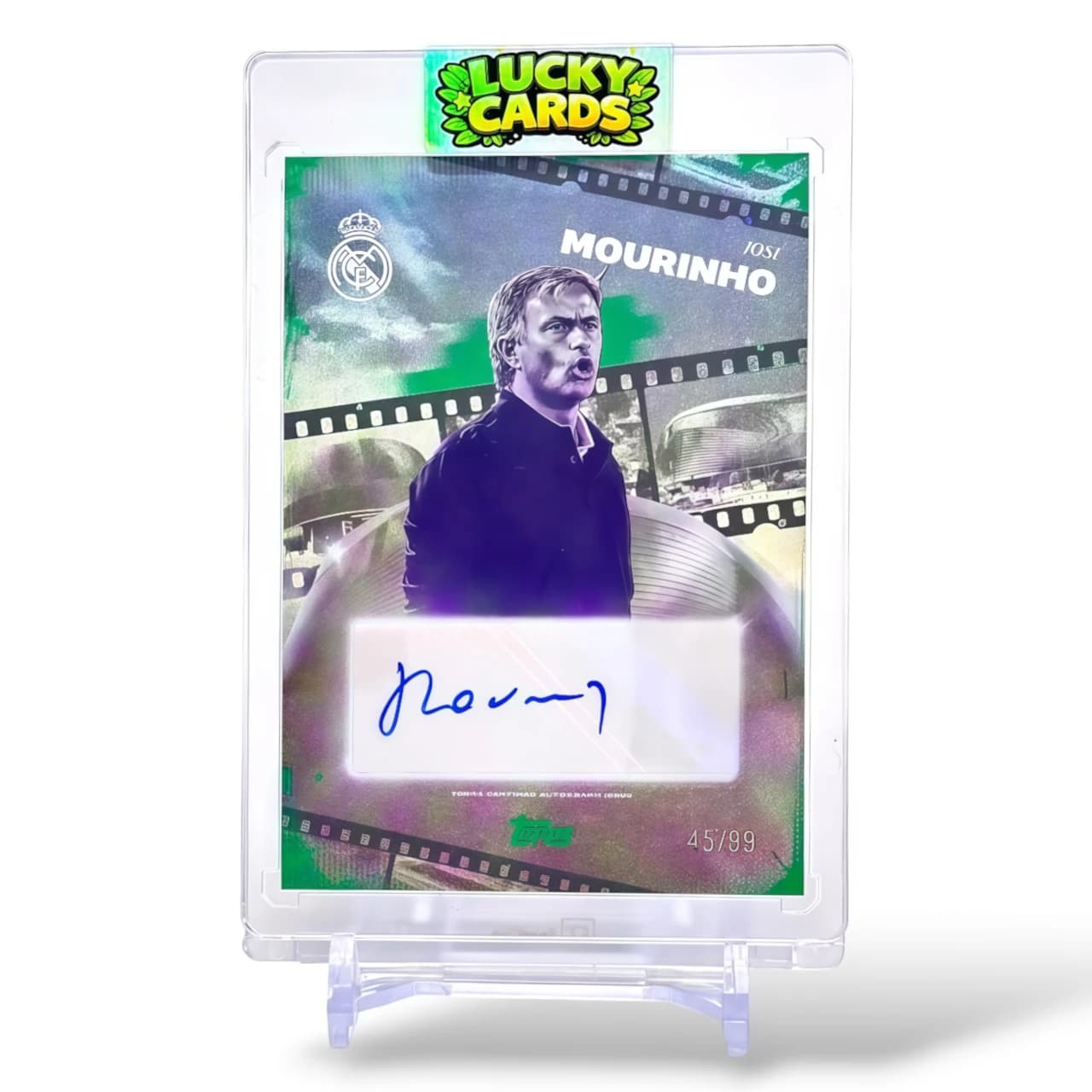 José Mourinho - 45/99 - Autograf - Topps Los Blancos
