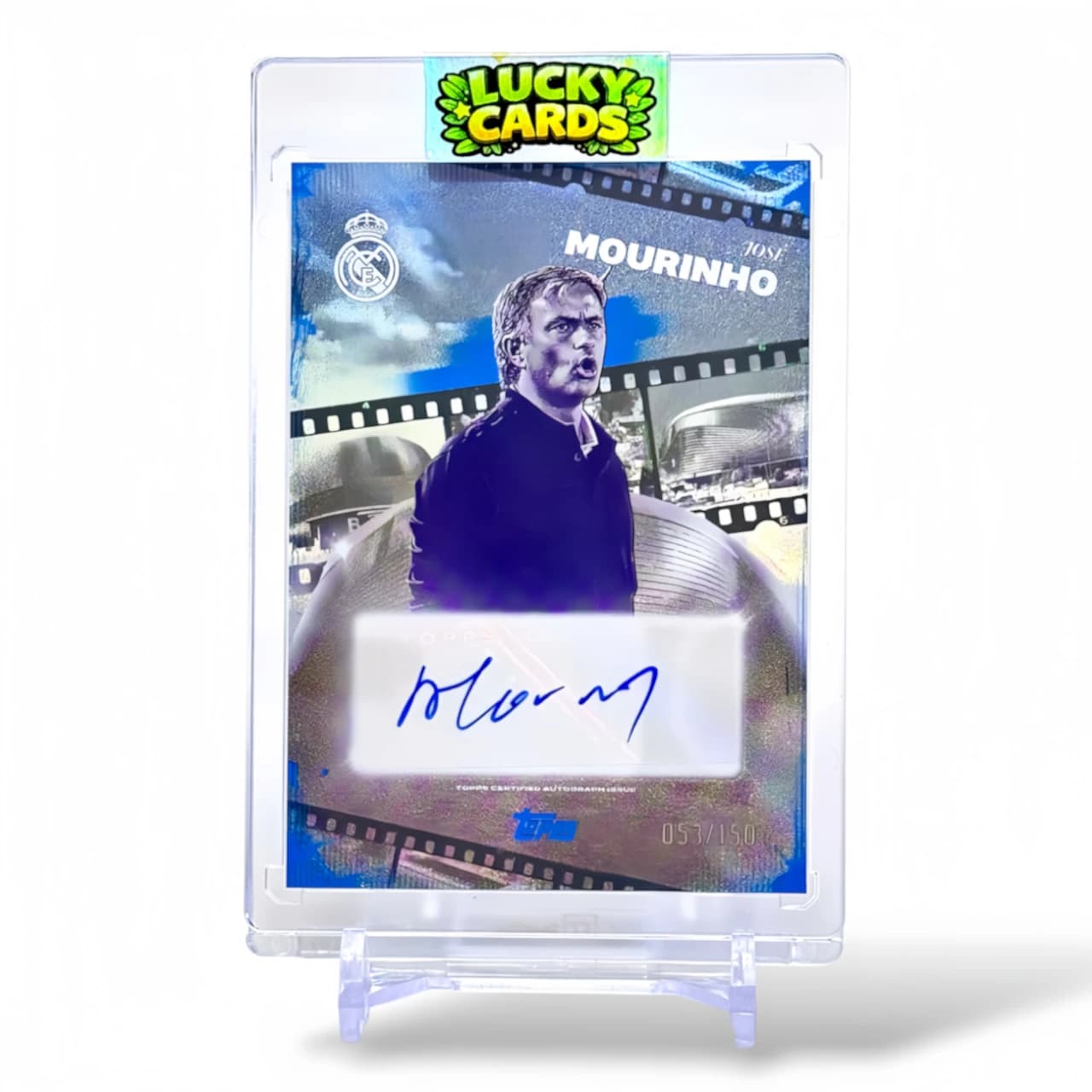 José Mourinho - 053/150 - Autograf - Topps Los Blancos