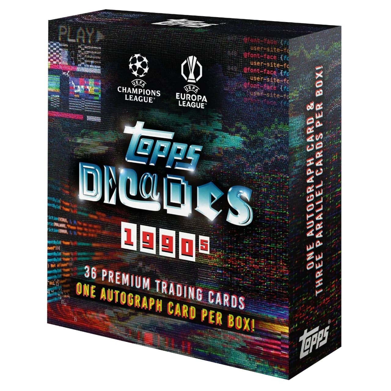 Topps Decades UEFA Club Competitions 2025 - Box (36 kart)