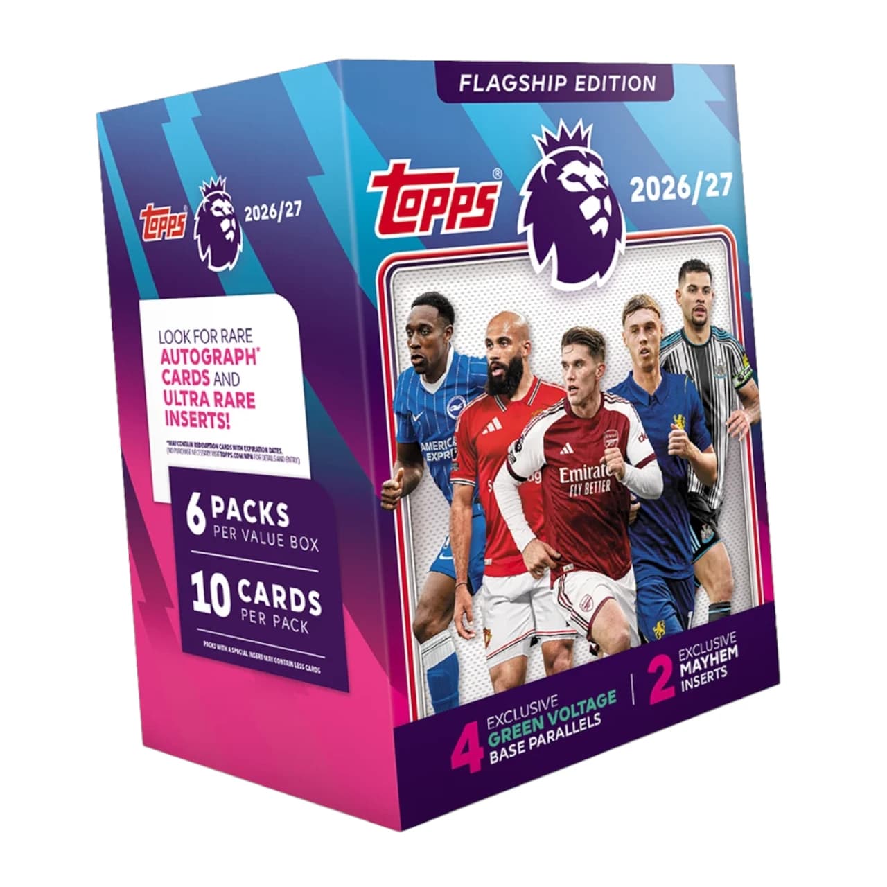 Topps Flagship Premier League 2026/27 - Value Box - 6 saszetek